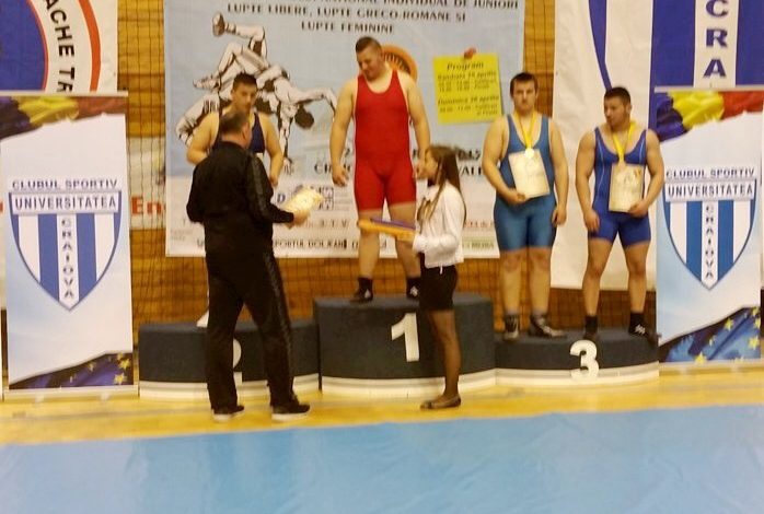 Aur obţinut prin lupte grele de juniorul Constantin Dănilă!