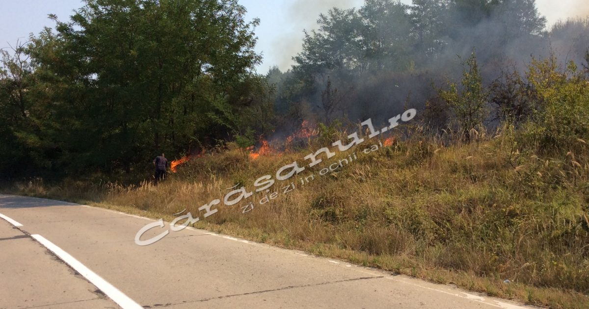 Piatra Albă cuprinsă de flăcări!