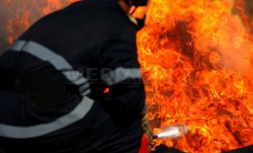 Incendiu la garsoniere în Moldova Nouă