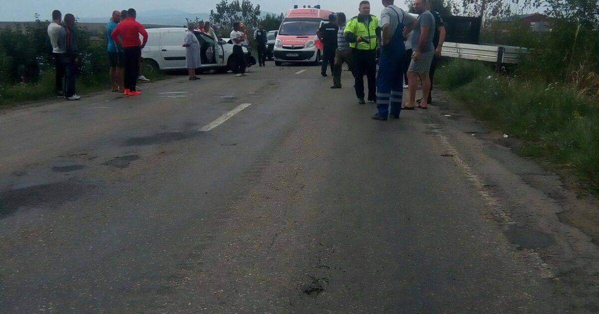 Grav accident rutier. DN 57 blocat !   