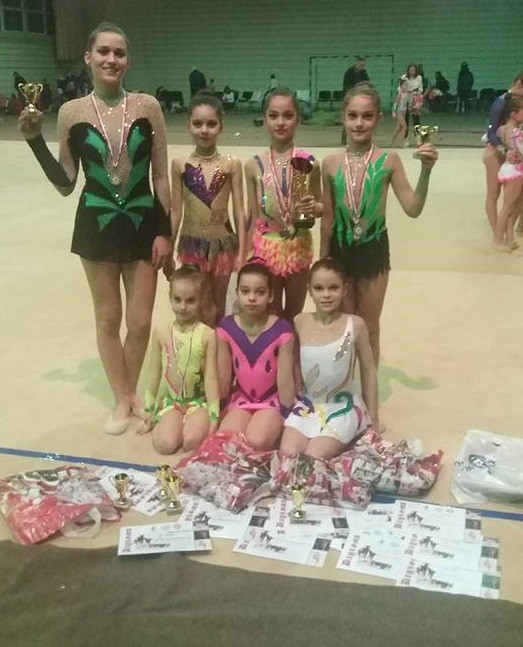 Gimnastele din Reșița, pe podium la “Cupa Rotary”