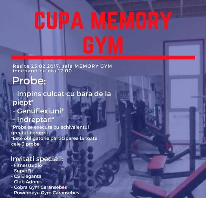 Concurs de fitness la Memory Gym