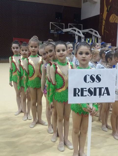 Rebeca Grădinaru, cea mai bună gimnastă a Reșiței la naționalele de copii