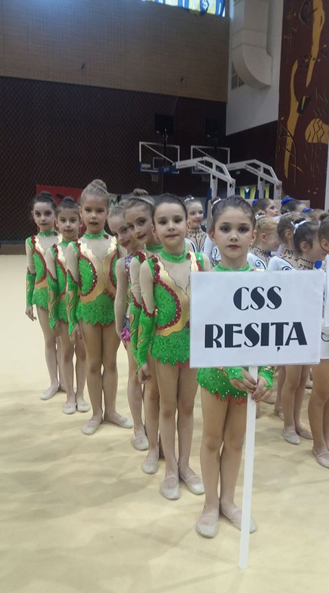 Rebeca Grădinaru, cea mai bună gimnastă a Reșiței la naționalele de copii