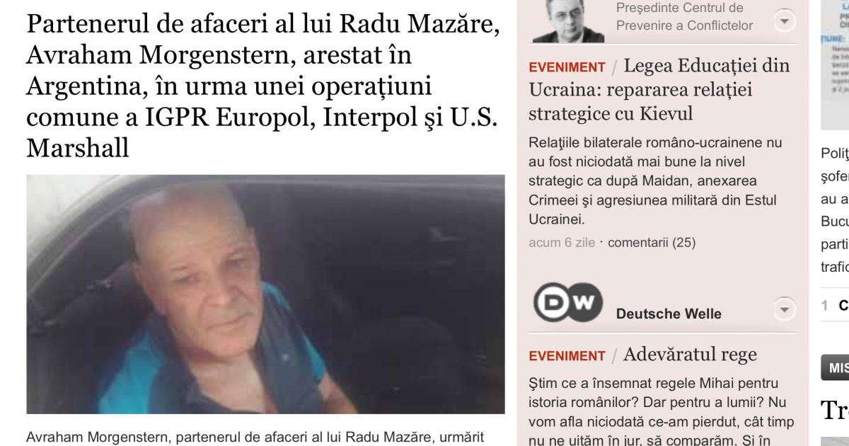 Viki din Moldova Nouă confundat cu Avraham Morgenstern