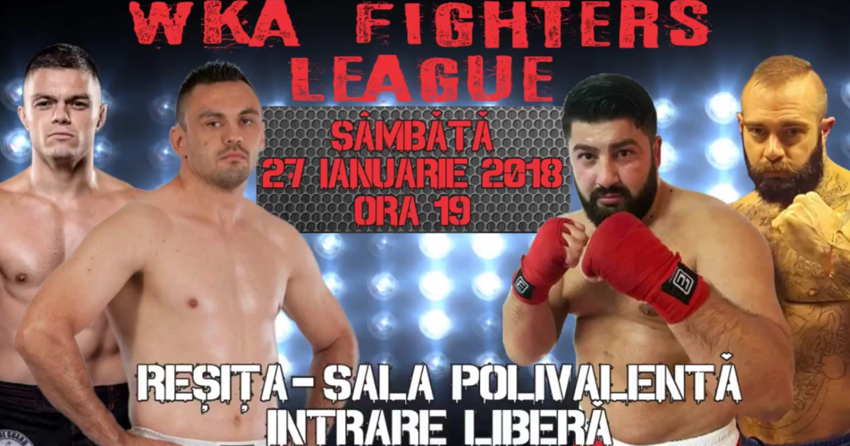 Cei mai buni sportivi ai Reșiței deschid “Gala Pro Fighters League WKA”!