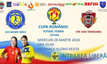 Meci de “Cupă a României”, la Reșița!