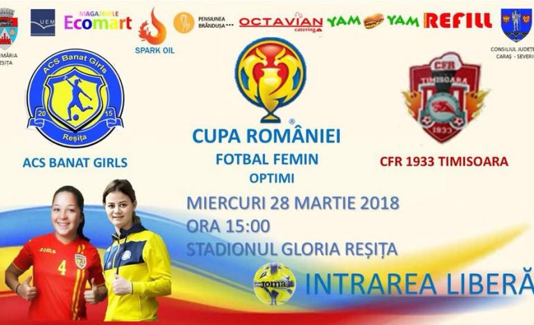 Meci de “Cupă a României”, la Reșița!