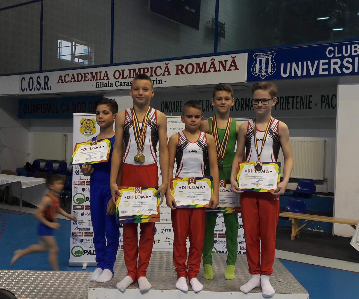 Campionatul Național de gimnastică s-a încheiat! 12 medalii au rămas la Reșița!