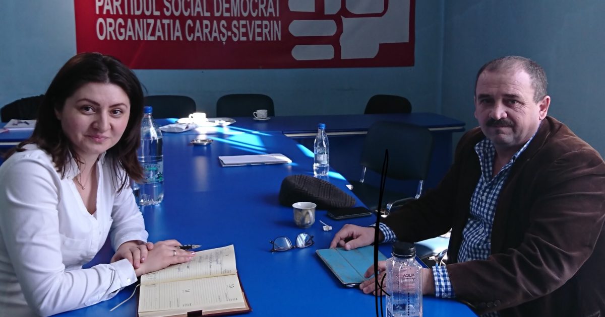 Omul de afaceri Eugen Băleanu, faţă în faţă cu Luminiţa Jivan, deputat PSD de Caraş-Severin