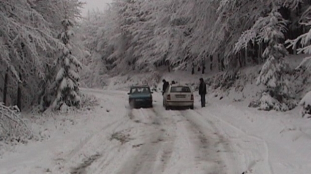 Drumul spre Semenic închis din cauza vremii