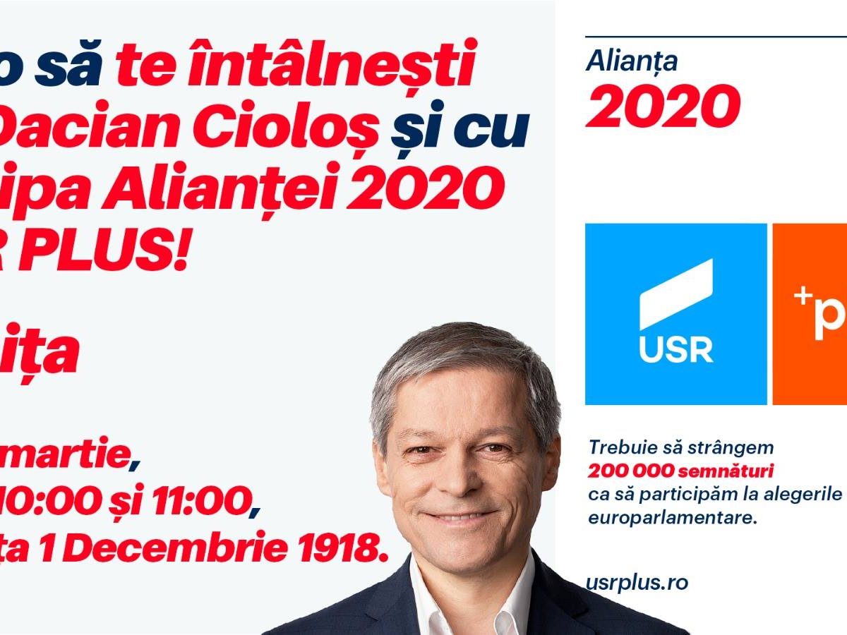 Dacian Cioloș așteptat joi, la Reșița