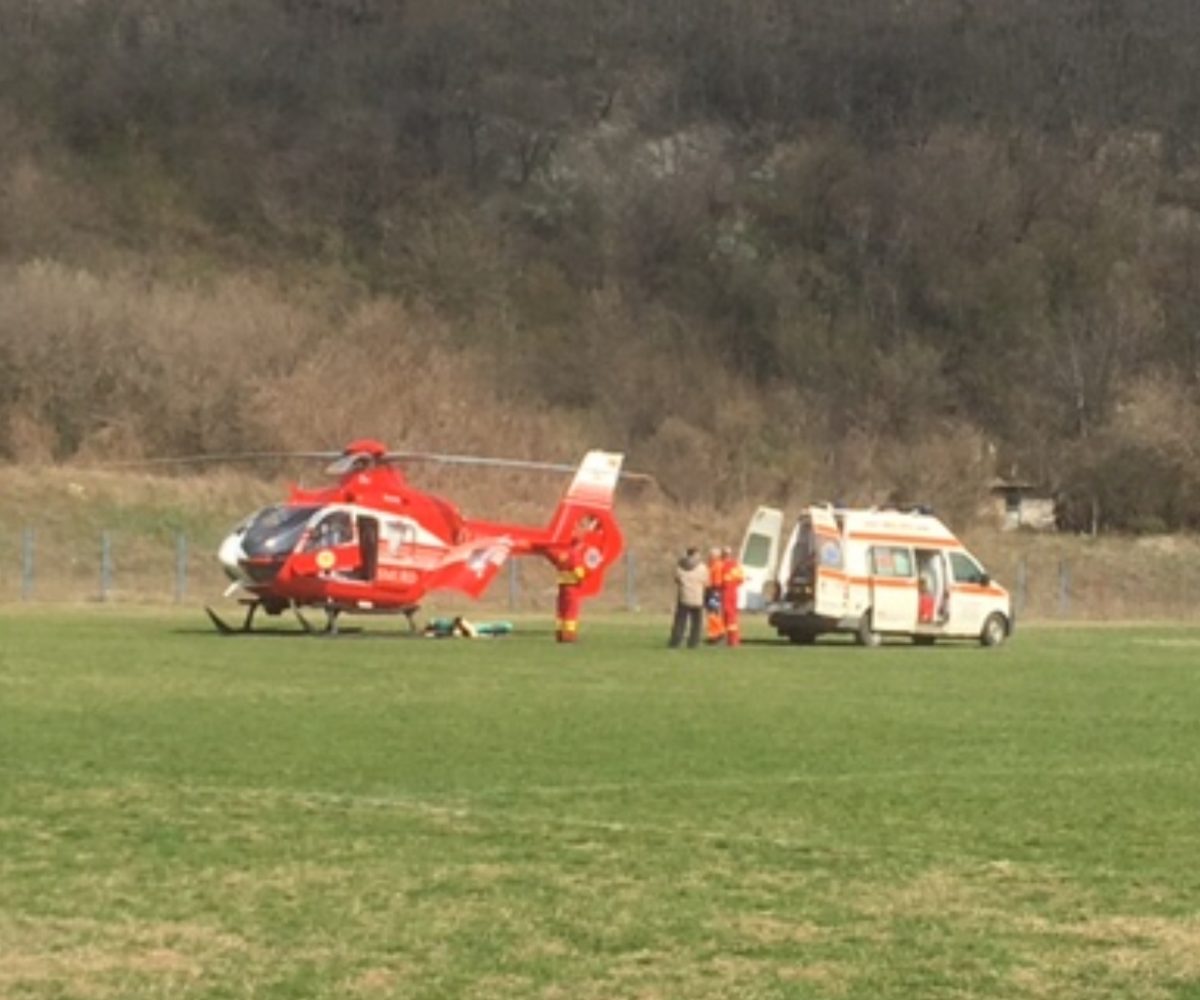 Elicopterul SMURD interventie de urgenta astăzi în Clisura Dunării