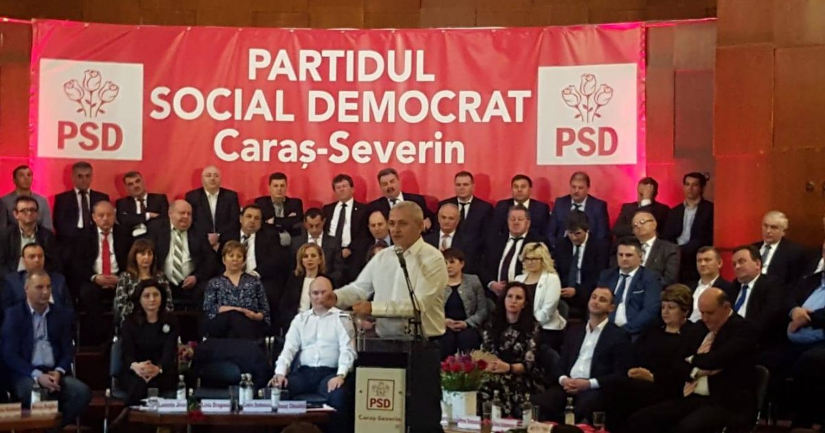 Dragnea, la alegerile PSD Caraș-Severin: Sper să faceți politică pentru oameni, nu pentru găști