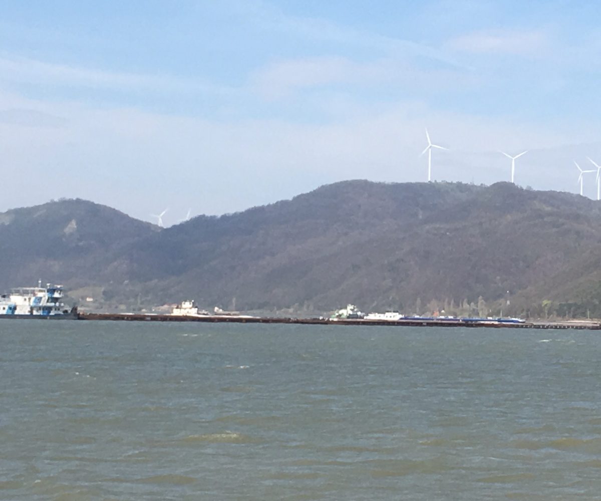 Transportul naval pe Dunare suspendat, rafale de vant de peste 75 km /h