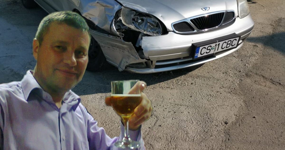 Dincă, agent şef poliţia rutieră Moldova Nouă implicat într-un accident rutier? A fost sau nu la volan?