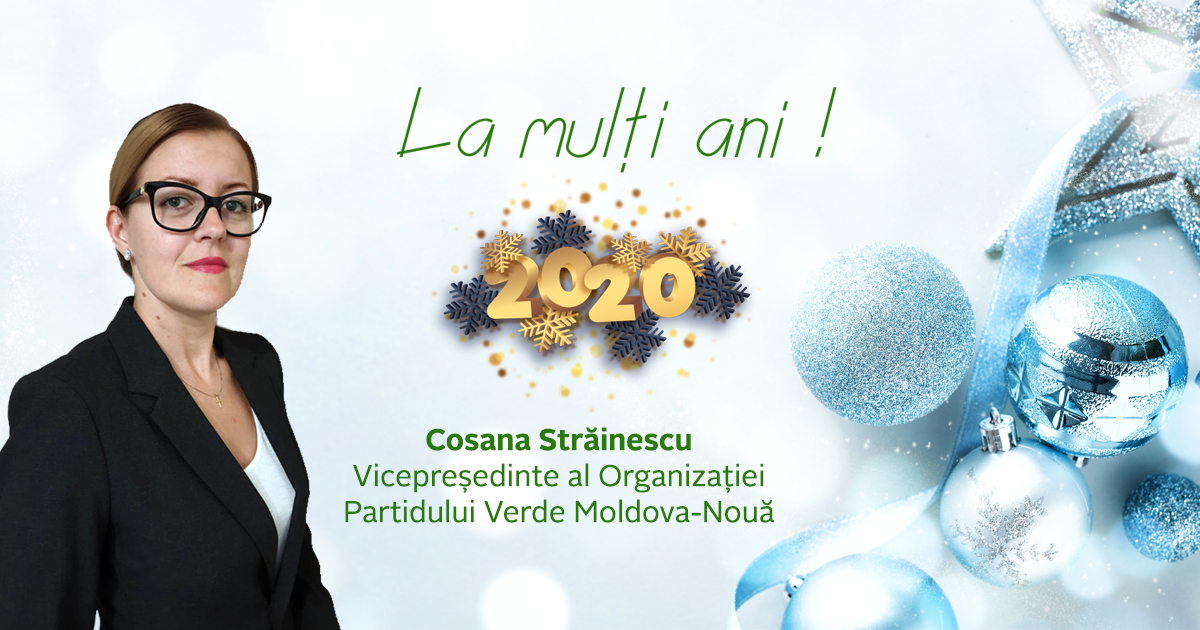 „Să aveţi mai multă credinţă şi speranţă în 2020”.Cu drag ,Cosana Strainescu!