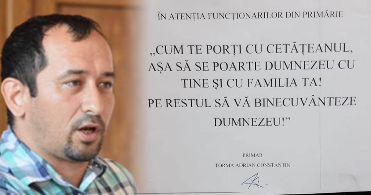 Blestemul, oficializat la Primaria Moldova prin dispozitie de primar PSD