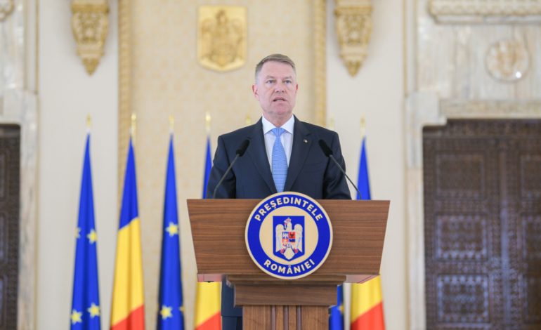 Declarația de presă susținută de Președintele României,  Klaus Iohannis