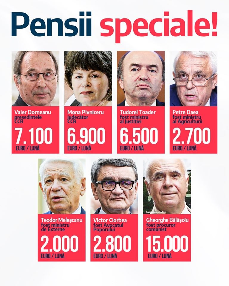 Parlamentul „a tuns puțin” pensiile speciale.