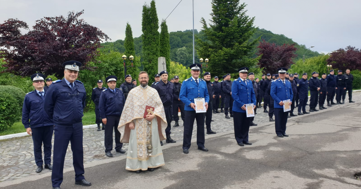 Eveniment marcant al Inspectoratului de Jandarmi Județean Caraș-Severin ceremonialul militar de trecere în rezervă a trei cadre militare!