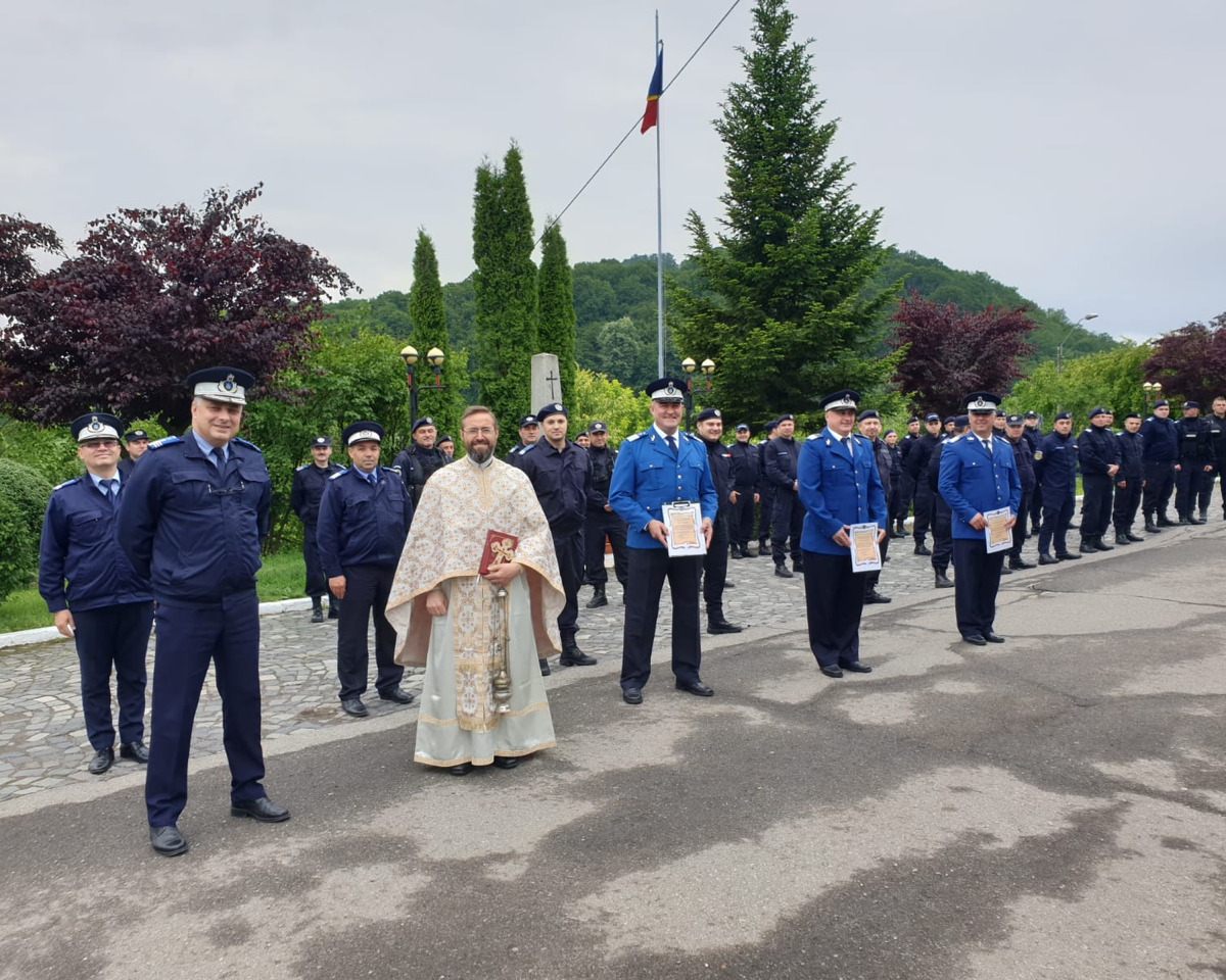 Eveniment marcant al Inspectoratului de Jandarmi Județean Caraș-Severin ceremonialul militar de trecere în rezervă a trei cadre militare!