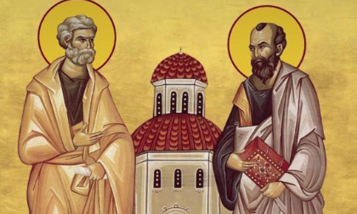 Sfintii Apostoli Petru si Pavel , praznuiti pe 29 iunie