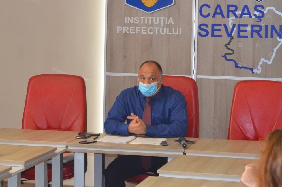 Prefectul judeţului Caraş-Severin, Cristian Gâfu,   îngrijorat de  a numărului  de persoane infectate cu SARS  CoV-2