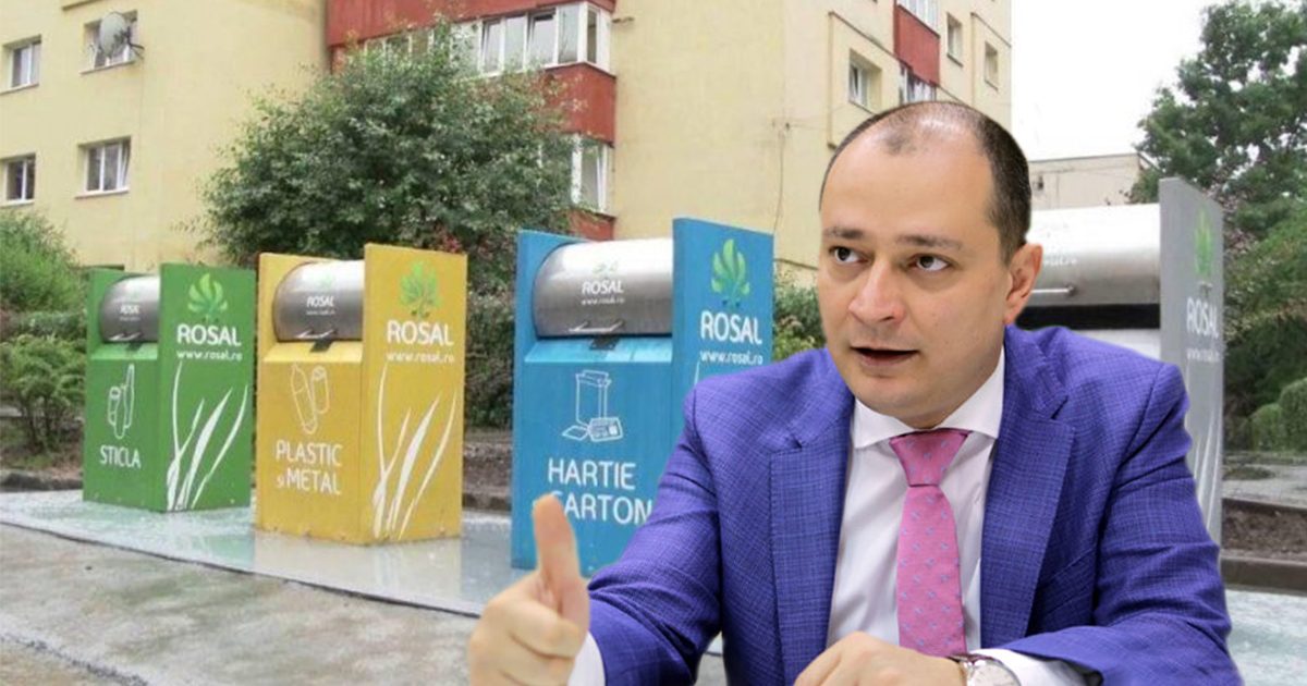 Declaraţia zilei aparţine,lui Daniel Băluță! Vom sorta corect deșeurile menajere și nu vom mai avea nimic de plată la factura lunară!