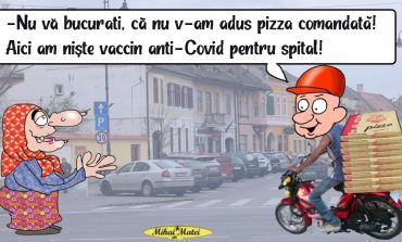 Vaccinul anti-Covid a fost livrat la Spitalul Județean de Urgență Slobozia în cutii de pizza!