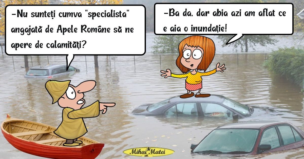 Ospătăriţa care apără România de inundaţii. Nu ştie nici măcar cum se măsoară debitul unui râu !