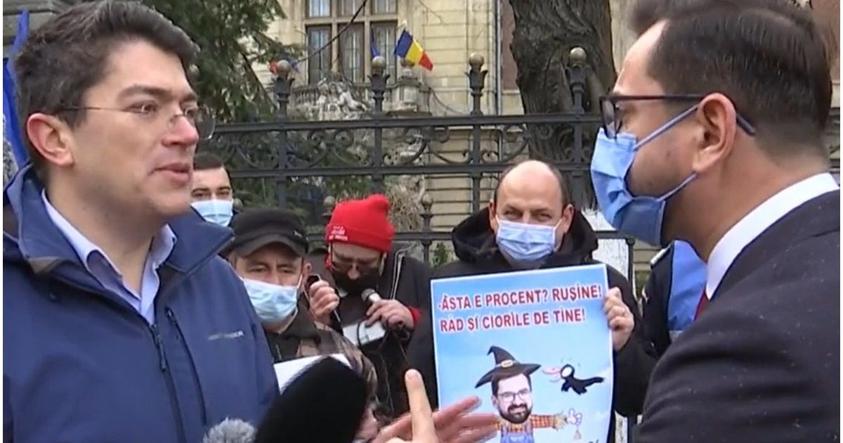 PROTEST AL SILVICULTORILOR LA BUCURESTI