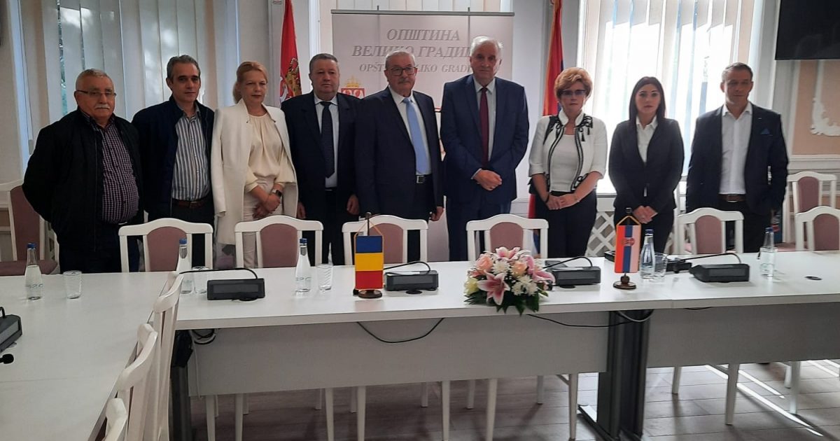 50 de ani de colaborare între Primăria Moldova Nouă și Primăria Veliko Gradiște