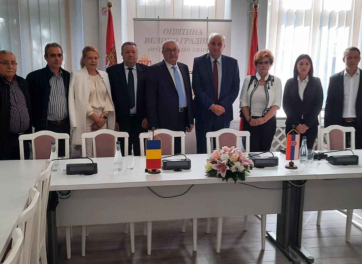 50 de ani de colaborare între Primăria Moldova Nouă și Primăria Veliko Gradiște