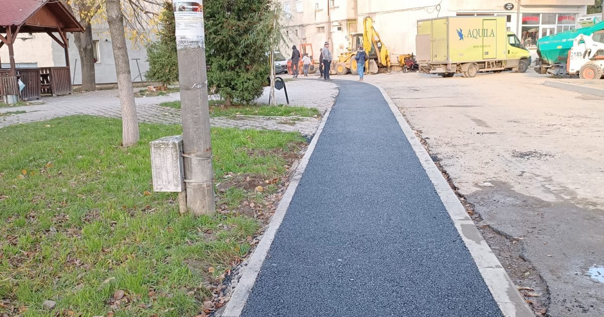 CARANSEBES: VOM AVEA TROTUARE/CUM NU MAI SUNT SUB SOARE!