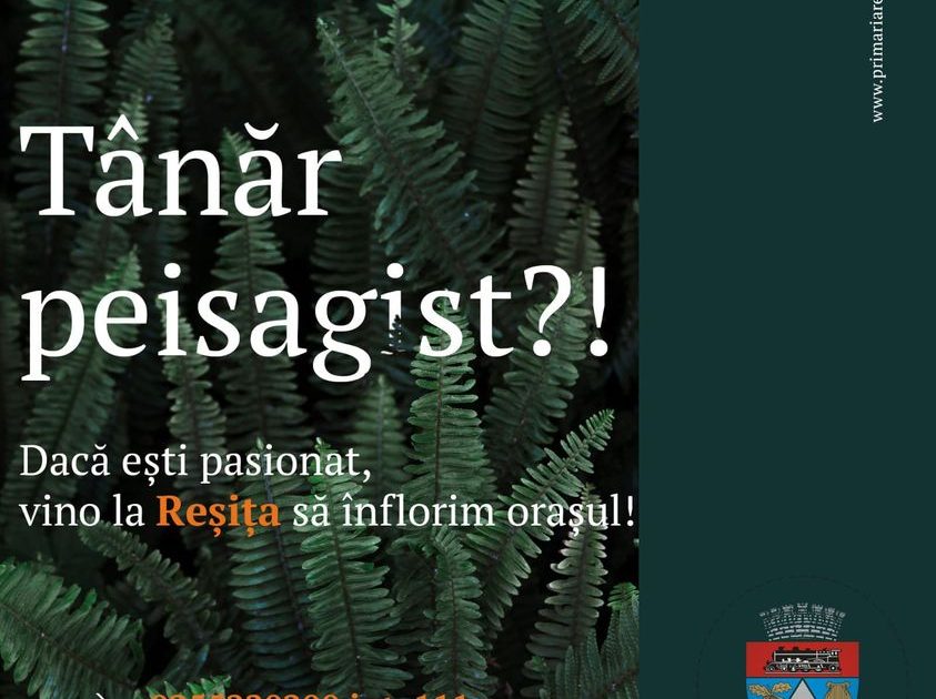 RESITA-NELU POPA ANGAJEAZA TINERI PEISAGISTI!
