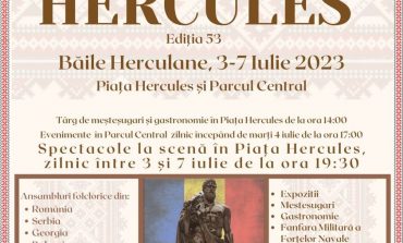 FESTIVALUL INTERNATIONAL DE FOLCLOR HERCULES A INCEPUT AZI LA BAILE HERCULANE!
