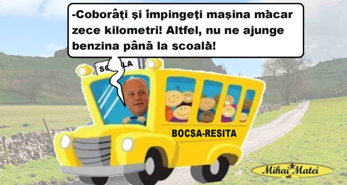 BOCSA -RESITA SI RETUR-TRANSPORT GRATUIT PENTRU ELEVI!!!