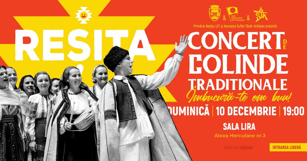 Primăria Reșița deschide ușile pentru colindători!