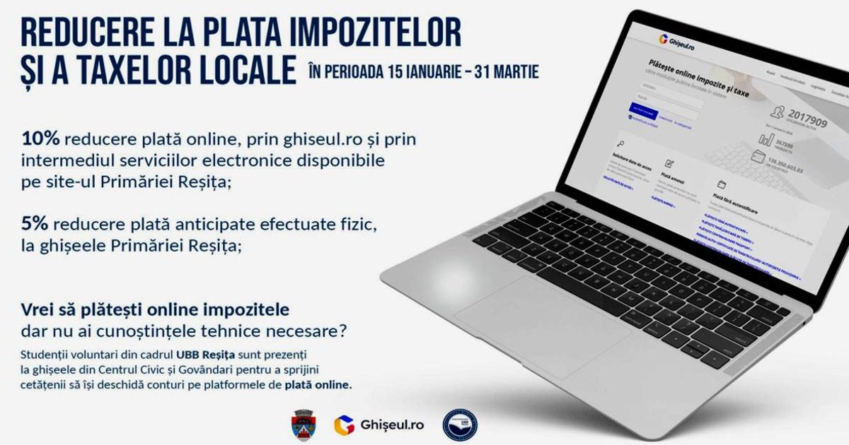 RESITA.PLATESTI MAI DEVREME, PLATESTI MAI PUTIN! PROFITA!!!