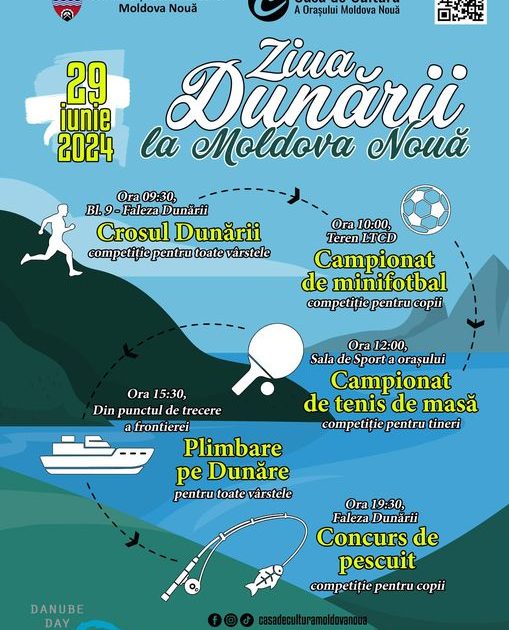 Ziua Internațională a Dunării sărbătorită cu drag la Moldova Nouă!