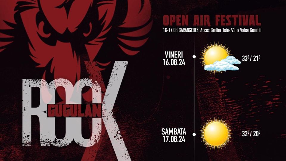 Gugulan Rock Festival: 3 zile de rock pur în Caransebeș – un eveniment pe care nu vrei să-l ratezi