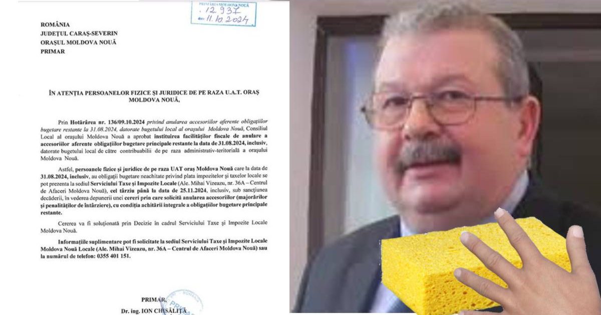 CA SA REGRETAM CA NU MAI E PRIMAR, CHISALITA NE STERGE CU BURETELE DATORIILE!