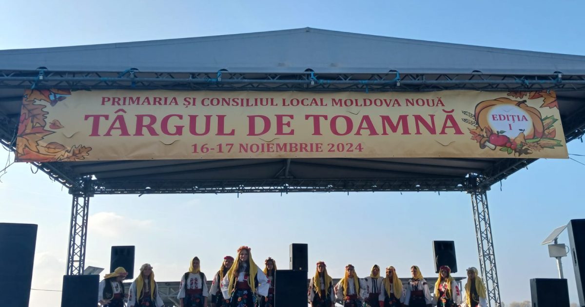 Belșugurile toamnei, celebrate cu fast la Târgul de Toamnă din Moldova Nouă
