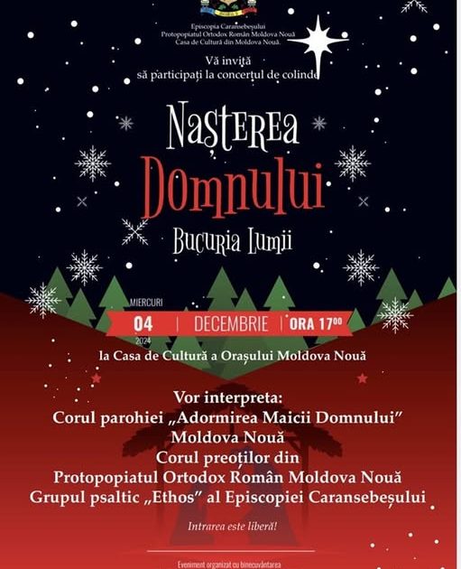 "Nașterea Domnului - Bucuria lumii” a umplut Casa de Cultură Moldova Nouă de lumină și emoție