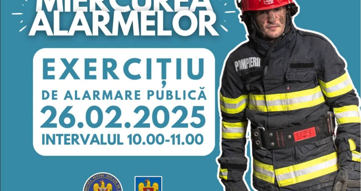 Exercițiul „Miercurea Sirenelor” – un semnal de alarmă important și pentru Caraș-Severin