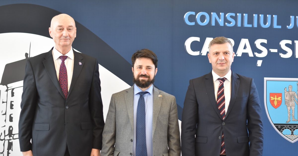 Un pas spre colaborări internaționale: vizita vice-ambasadorului statului Israel la Consiliul Județean Caraș-Severin