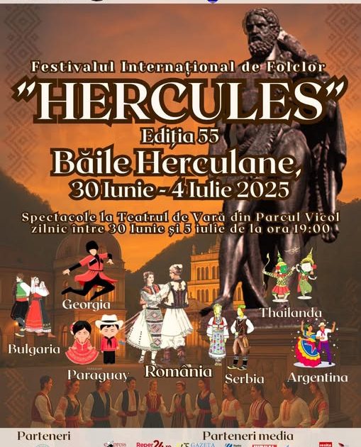 Lumea întreagă dansează la Băile Herculane! Festivalul Internațional de Folclor “Hercules” – 55 de ani de tradiție vie