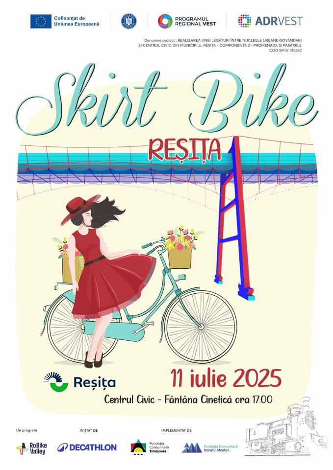 SkirtBike Reșița 2025 – Fetele pedalează cu stil!