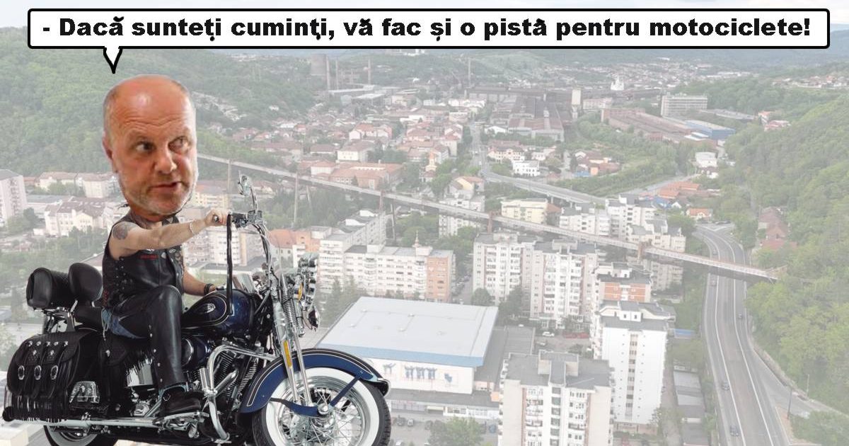 Autostrada pe cer: Reșița dă lovitura cu prima pistă de biciclete aeriană din România!